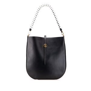 Pre-Loved Burberry Leather TB Anne Hobo